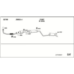 Išmetimo sistema WALKER LNT09067