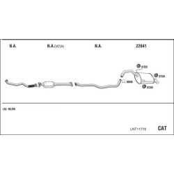 Išmetimo sistema WALKER LNT11772
