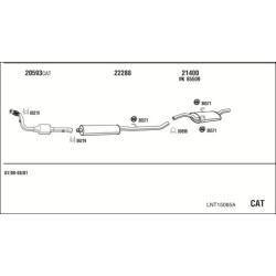 Išmetimo sistema WALKER LNT15065A