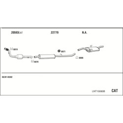 Išmetimo sistema WALKER LNT15065B