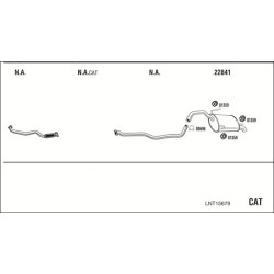 Išmetimo sistema WALKER LNT15679