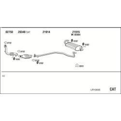 Išmetimo sistema WALKER LR10005