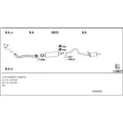 Išmetimo sistema WALKER LR50005