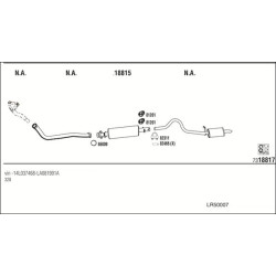 Išmetimo sistema WALKER LR50007