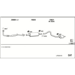 Išmetimo sistema WALKER LR50010