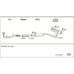 Išmetimo sistema WALKER LRH10539