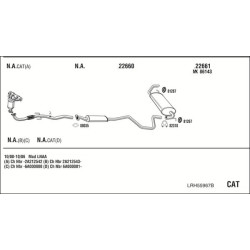Išmetimo sistema WALKER LRH55967B