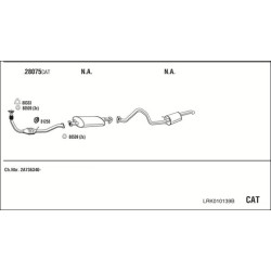 Išmetimo sistema WALKER LRK010139B