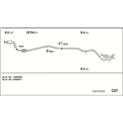 Išmetimo sistema WALKER LRK016520