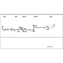 Išmetimo sistema WALKER MA20128