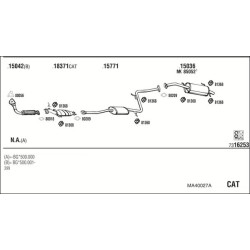 Išmetimo sistema WALKER MA40027A