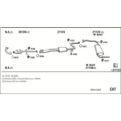 Išmetimo sistema WALKER MA41203