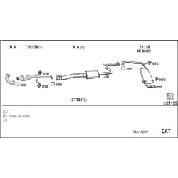 Išmetimo sistema WALKER MA41207