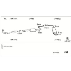 Išmetimo sistema WALKER MA41208