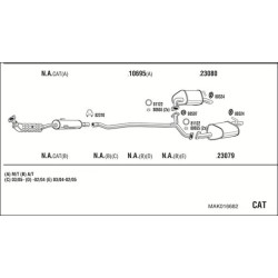 Išmetimo sistema WALKER MAK016682