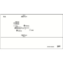 Išmetimo sistema WALKER MAK018829