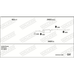 Išmetimo sistema WALKER MAK031080