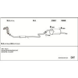 Išmetimo sistema WALKER MAK054912A