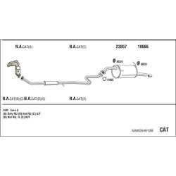 Išmetimo sistema WALKER MAK054912B