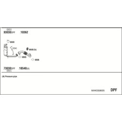 Išmetimo sistema WALKER MAK058605