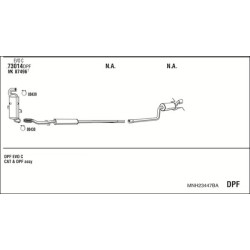 Išmetimo sistema WALKER MNH23447BA