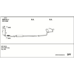 Išmetimo sistema WALKER MNH33056AA