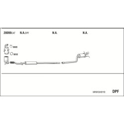 Išmetimo sistema WALKER MNH34919