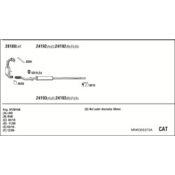 Išmetimo sistema WALKER MNK005373A