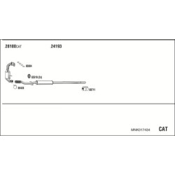 Išmetimo sistema WALKER MNK017434