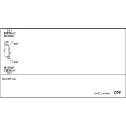 Išmetimo sistema WALKER MNK022486A