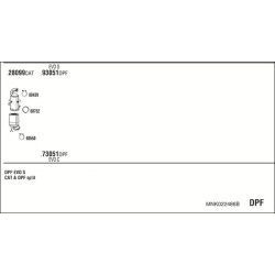 Išmetimo sistema WALKER MNK022486B