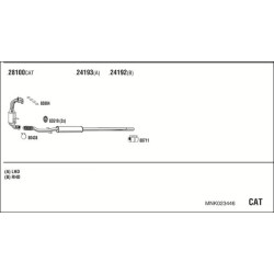 Išmetimo sistema WALKER MNK023446