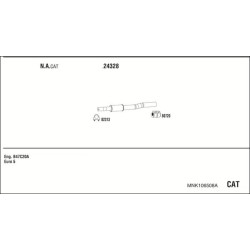 Išmetimo sistema WALKER MNK106508A