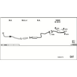 Išmetimo sistema WALKER NI80473