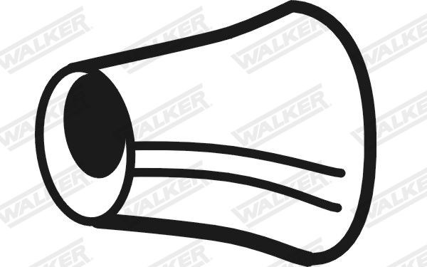 Droselis, išmetimo vamzdis WALKER 10801