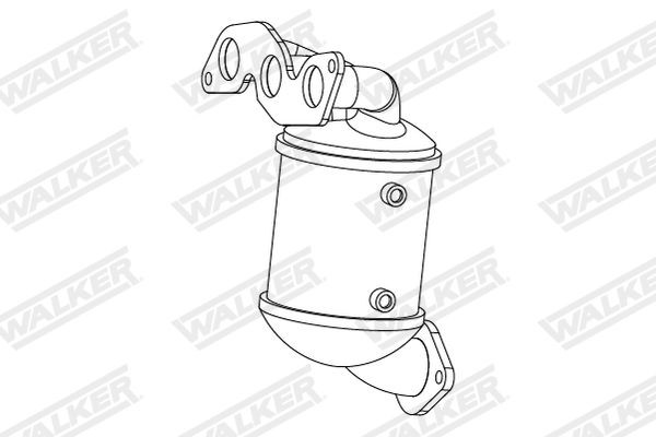 Katalizatoriaus keitiklis WALKER 28666