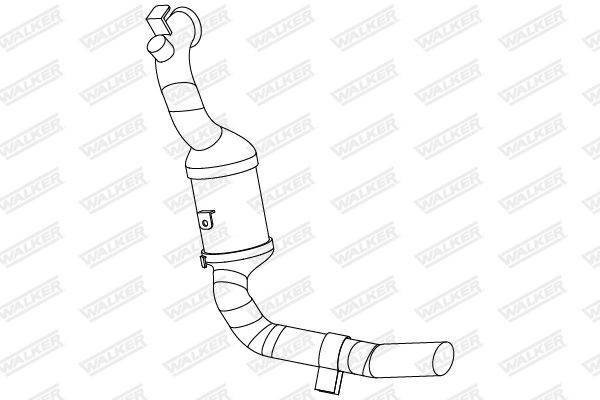 Katalizatoriaus keitiklis WALKER 28840