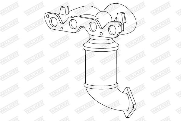 Katalizatoriaus keitiklis WALKER 28841