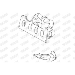 Katalizatoriaus keitiklis WALKER 28843