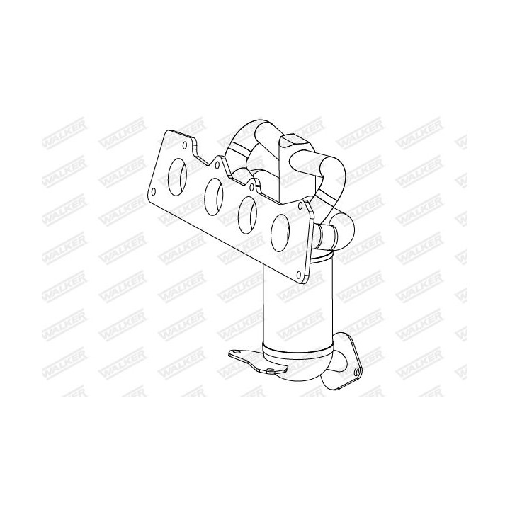 Katalizatoriaus keitiklis WALKER 28843