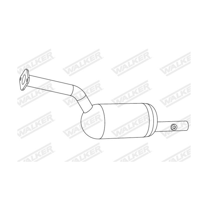 Katalizatoriaus keitiklis WALKER 28858
