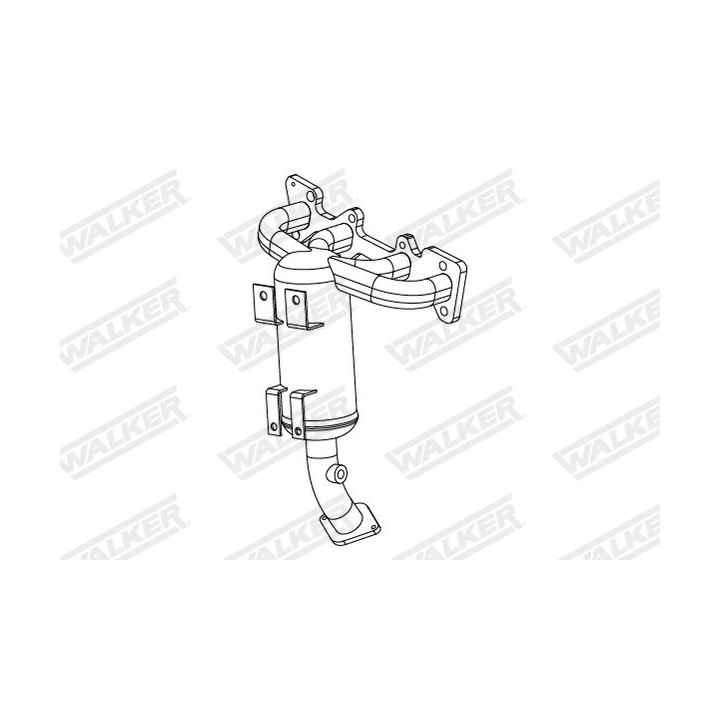 Katalizatoriaus keitiklis WALKER 28888