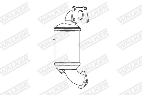 Katalizatoriaus keitiklis WALKER 28897