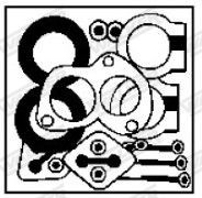 Montavimo komplektas, duslintuvas WALKER 85467