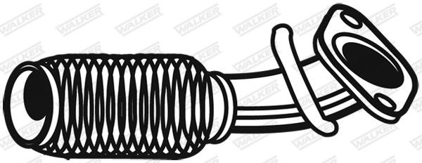 Lankstus vamzdis, išmetimo sistema WALKER 06952