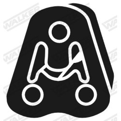 Guminė juosta, išmetimo sistema WALKER 83207