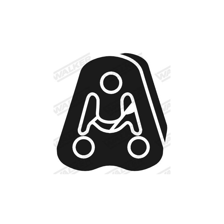 Guminė juosta, išmetimo sistema WALKER 83207