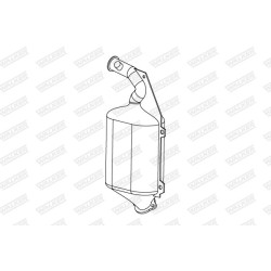 Suodžių / kietųjų dalelių filtras, išmetimo sistema WALKER 73289