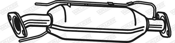 Suodžių / kietųjų dalelių filtras, išmetimo sistema WALKER 73363