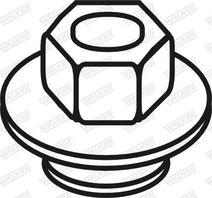 Veržlė, išmetimo kolektorius WALKER 81781